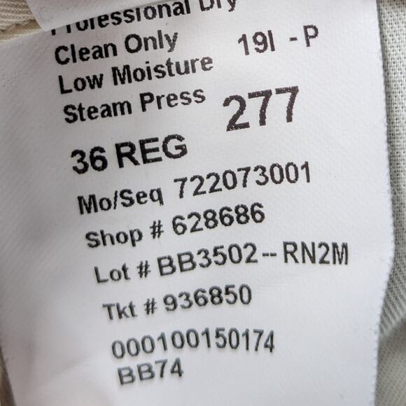 Brooks Brothers 1818 Regent Fit Dress Pants 36x29 Gray Pinstripe Wool USA Made - Picture 6 of 6